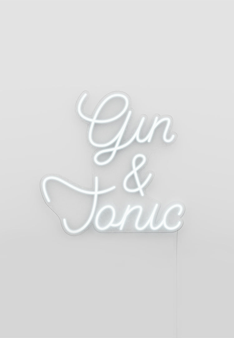 "Gin Tonic" Neon Sign