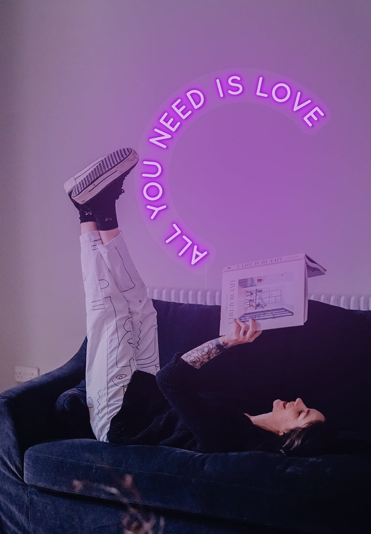 "All You Need Is Love" Neon Sign