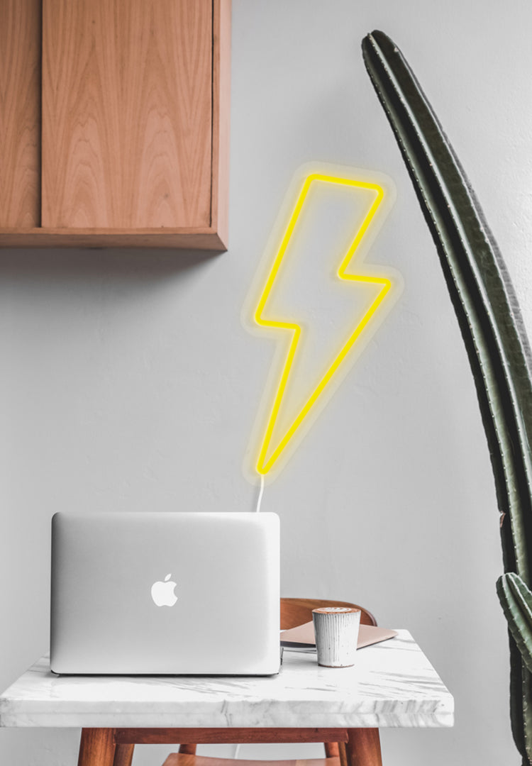 "Bolt" Neon Sign