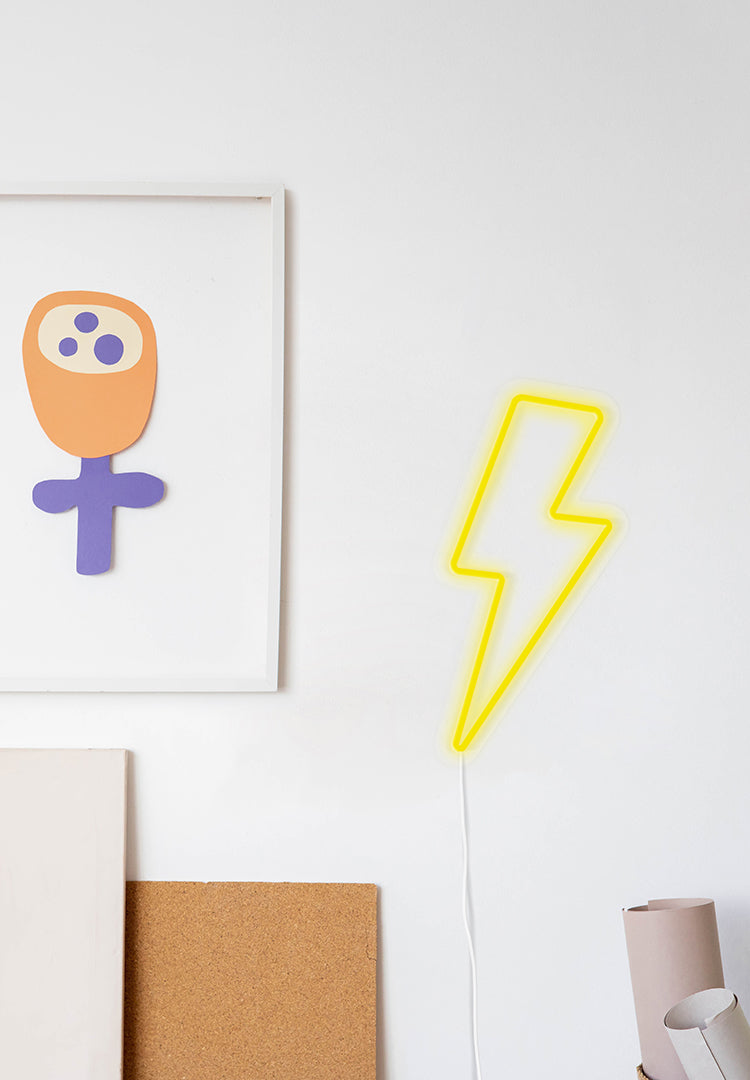 "Bolt" Neon Sign