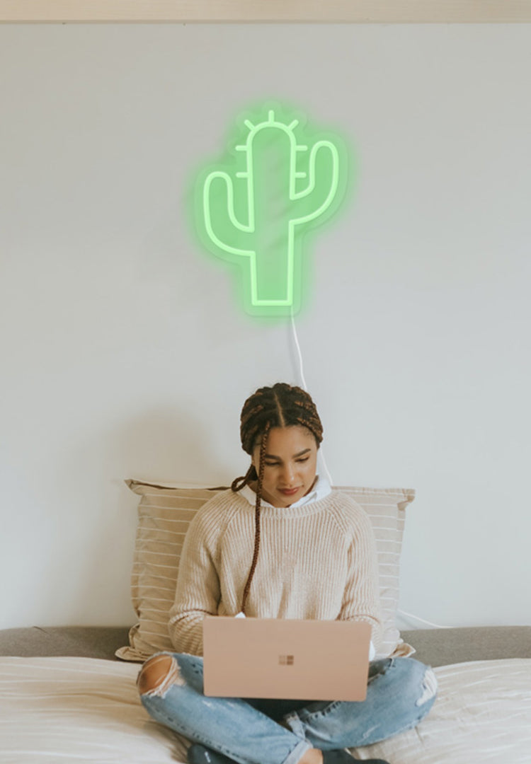"Cactus" Neon Sign