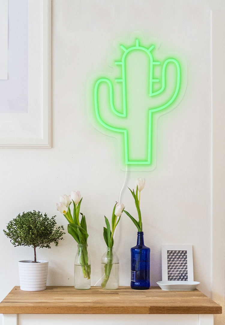 "Cactus" Neon Sign