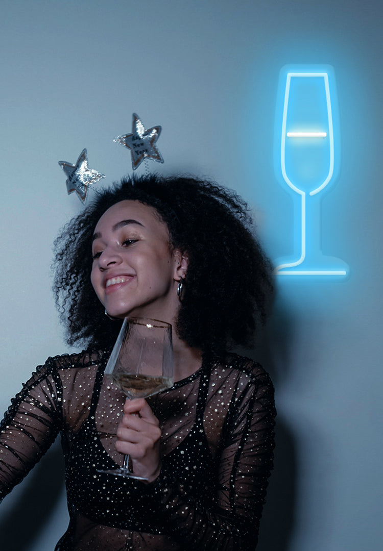"Champagne" Neon Sign