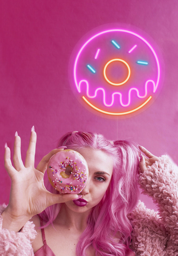 "Donut" Neon Sign