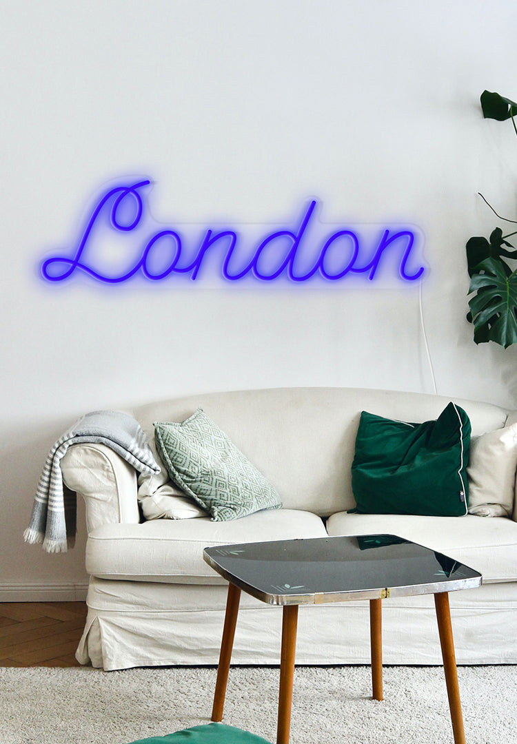 "London" Neon Sign