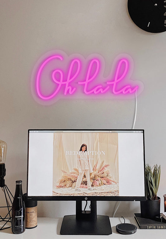 "Oh La La" Neon Sign