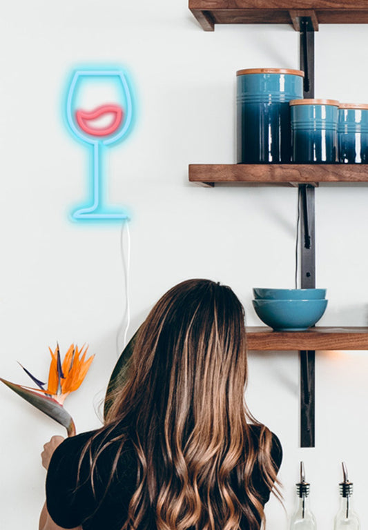 "Red Wine" Neon Sign