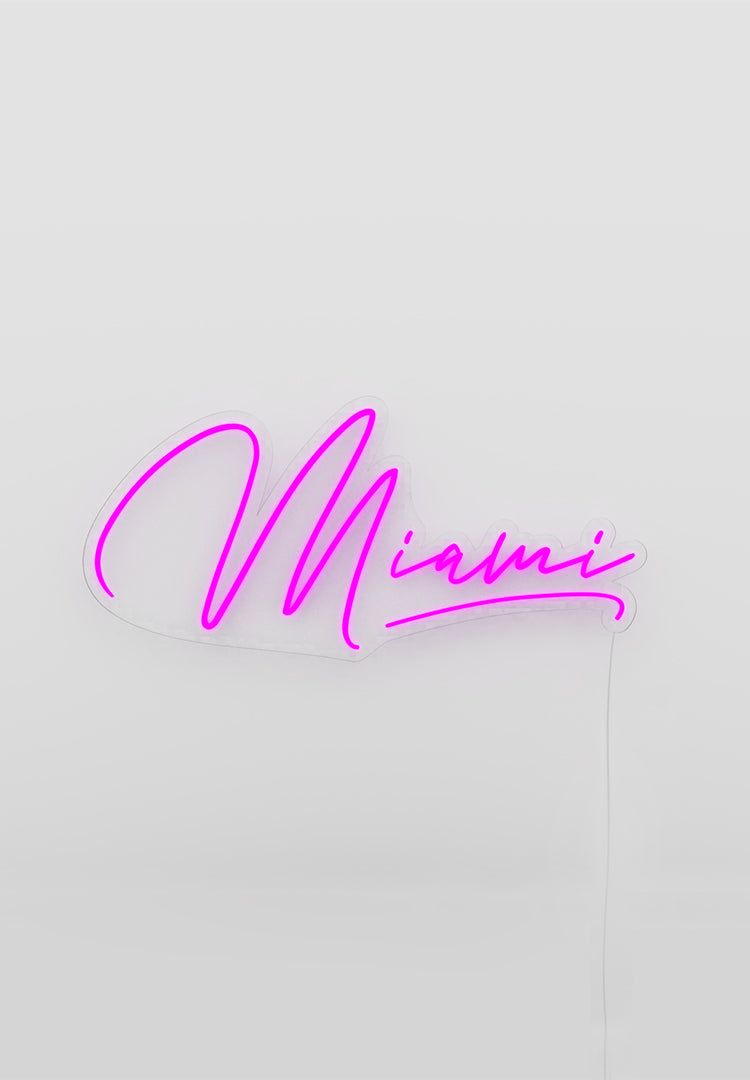 "Miami" Neon Sign