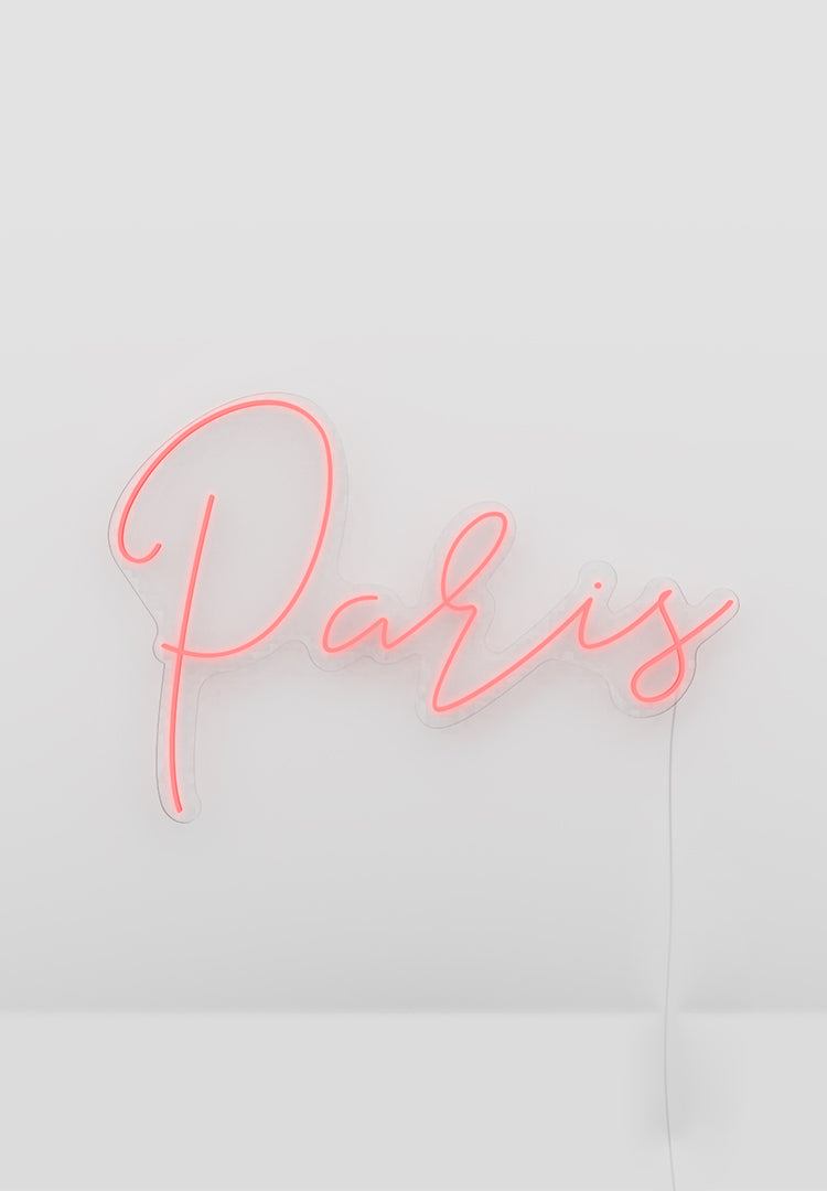 "Paris" Neon Sign