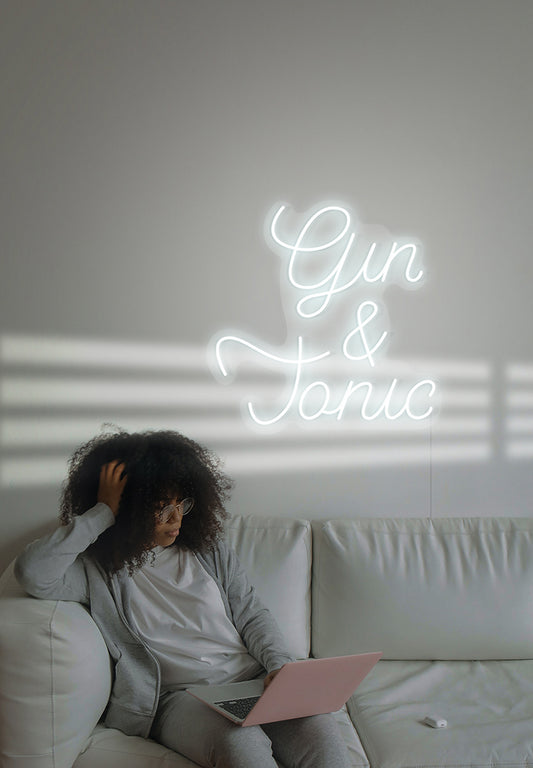 "Gin Tonic" Neon Sign